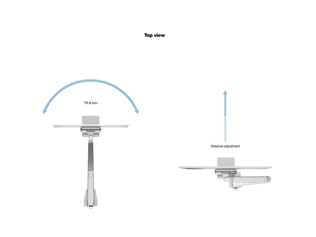 Multibrackets Up to 24" M Gas Lift Arm iMac® | 7350105213144 Monitor Arm Desk Mount Multibrackets