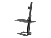 Multibrackets M Easy Stand Sit-Stand Desk Converter for Monitors up to 30" | 7350073733170 Workstation Multibrackets