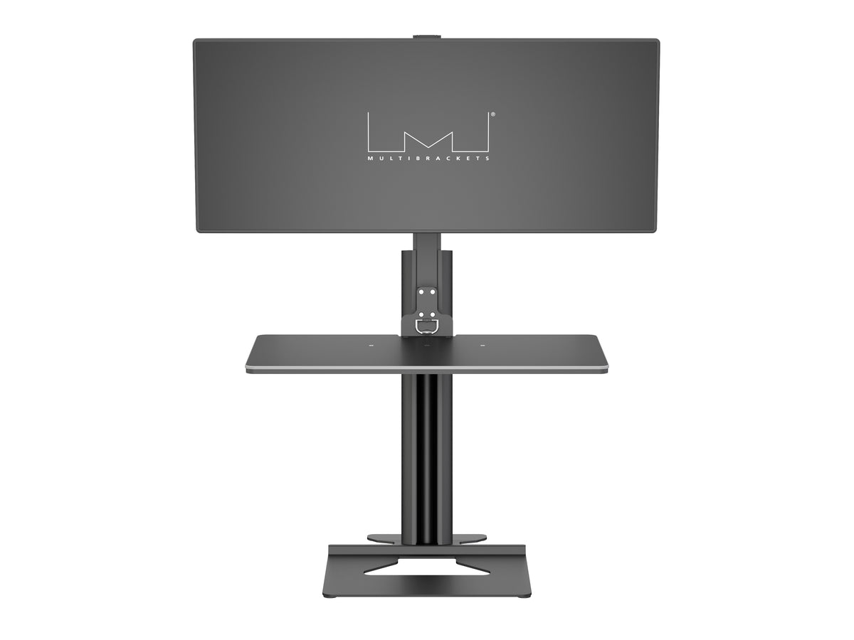 Multibrackets M Easy Stand Sit-Stand Desk Converter for Monitors up to 30" | 7350073733170 Workstation Multibrackets
