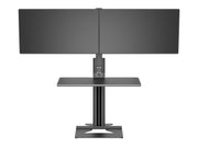 Multibrackets M Easy Stand Sit-Stand Desk Converter for Monitors up to 30" | 7350073733170 Workstation Multibrackets