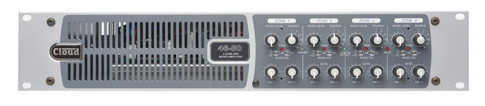 Cloud Electronics 46-80TEK 4 Zone Integrated Mixer Amplifier Audio Amplifier Cloud Electronics