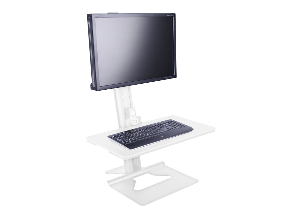 Multibrackets M Easy Stand Sit-Stand Desk Converter for Monitors up to 30" | 7350073733170 Workstation Multibrackets