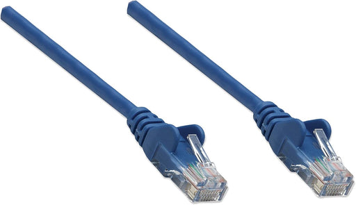 Intellinet Cat5e 3m Blue CCA U/UTP PVC RJ45 Network Patch Cable | 319775 Ethernet Cable Intellinet