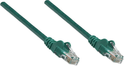 Intellinet Cat5e 3m Green CCA U/UTP PVC RJ45 Network Patch Cable | 319782 Ethernet Cable Intellinet