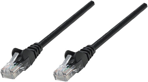 Intellinet Cat5e 2m Black CCA U/UTP PVC RJ45 Network Patch Cable | 320757 Ethernet Cable Intellinet