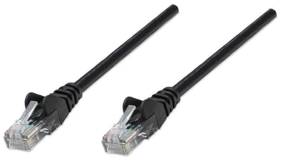 Intellinet Cat5e 5m Black CCA U/UTP PVC RJ45 Network Patch Cable | 320771 Ethernet Cable Intellinet