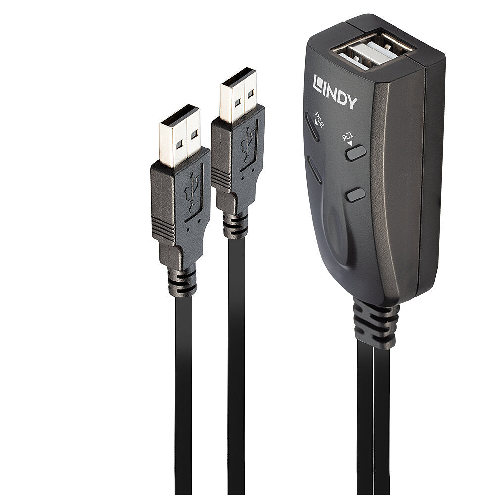 Lindy 2 Port USB KM Switch - 32165 Switches Lindy