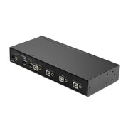 Lindy 4 Port USB 2.0 & Audio KM Switch | 32166 Switches Lindy