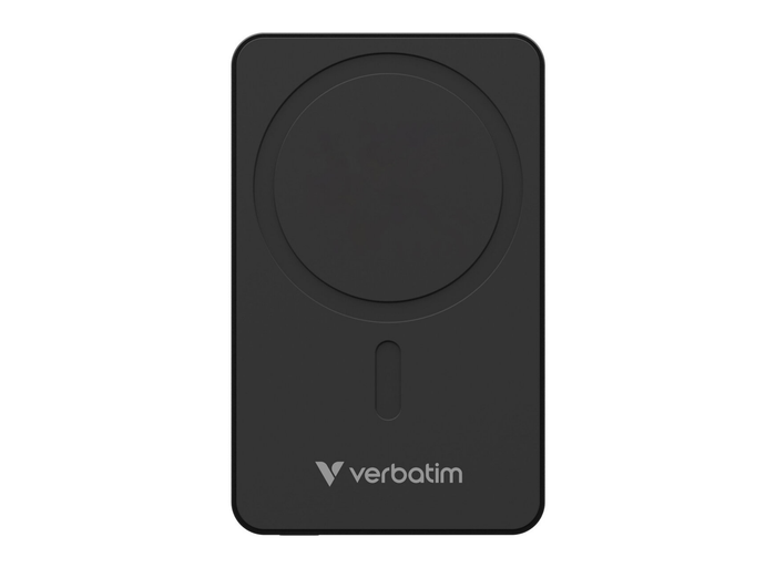 Verbatim Charge 'n' Go Essentials Magnetic Wireless Power Bank 5000 mAh - Black | 32225 Power & Charging Verbatim