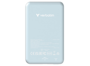 Verbatim Charge 'n' Go Magnetic Wireless Power Bank 5000 mAh - Blue | 32242 Power & Charging Verbatim