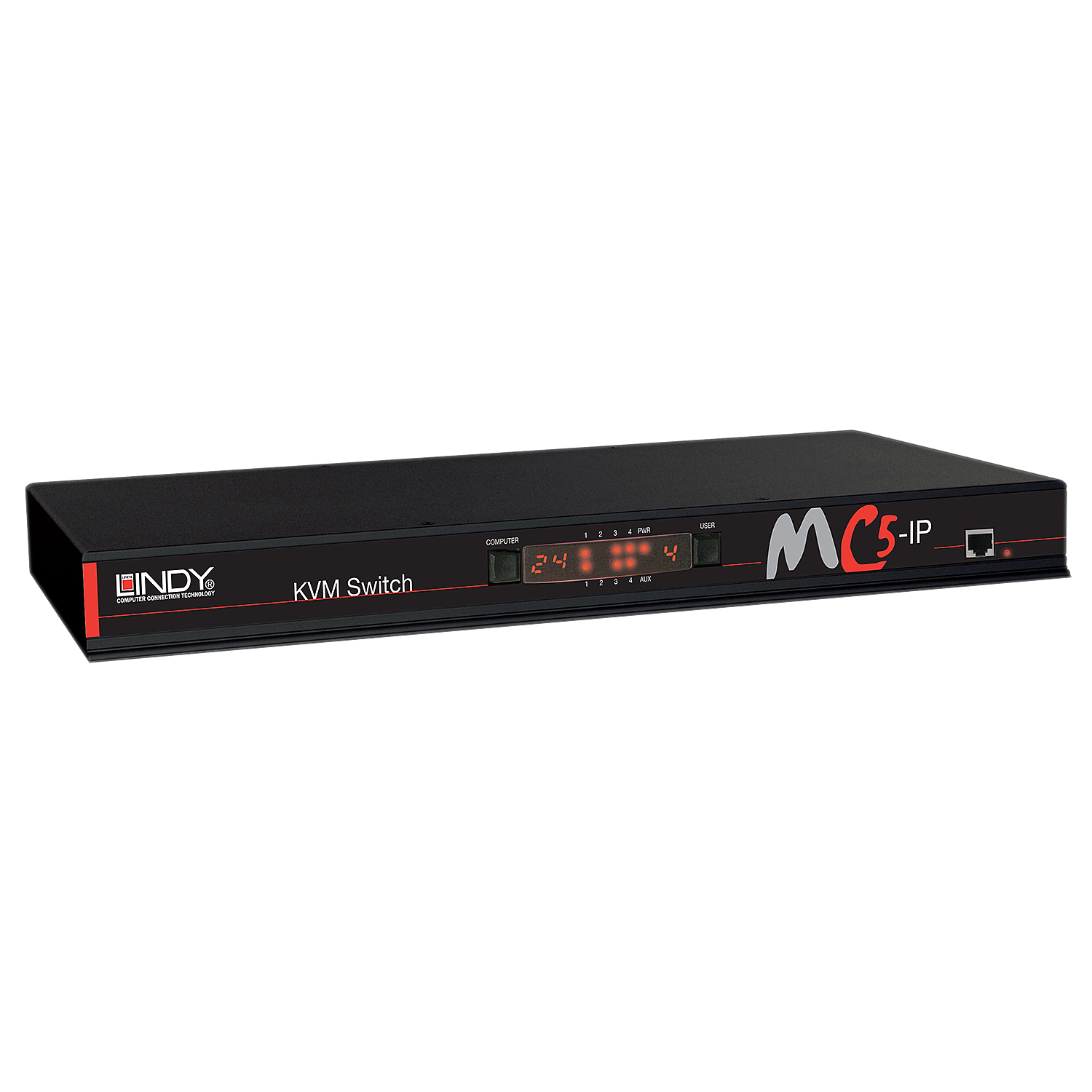 Lindy KVM Switch MC5-IP, 24 Port | 32368 Switches Lindy