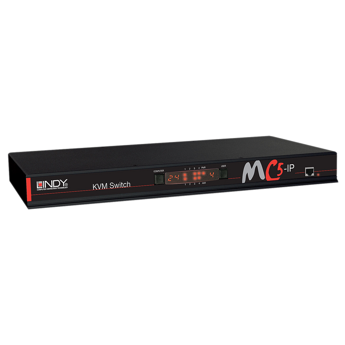 Lindy KVM Switch MC5-IP, 24 Port | 32368 Switches Lindy