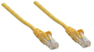 Intellinet Cat5e 0.5m Yellow CCA U/UTP PVC RJ45 Network Patch Cable | 325165 Ethernet Cable Intellinet