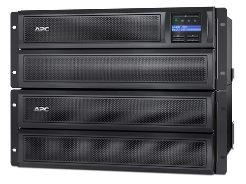 APC SMX3000HV Smart-UPS X, Line Interactive, 3kVA, Rack/tower convertible 4U, 208V-230V, 8x C13+2x C19 IEC Uninterruptible Power Supply APC