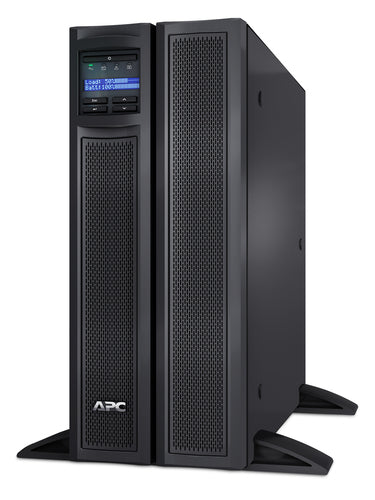 APC SMX3000HV Smart-UPS X, Line Interactive, 3kVA, Rack/tower convertible 4U, 208V-230V, 8x C13+2x C19 IEC Uninterruptible Power Supply APC