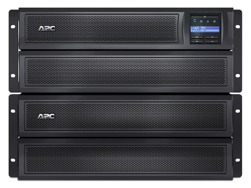APC SMX3000HV Smart-UPS X, Line Interactive, 3kVA, Rack/tower convertible 4U, 208V-230V, 8x C13+2x C19 IEC Uninterruptible Power Supply APC