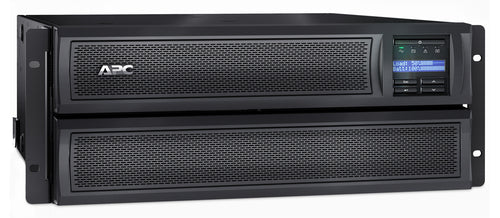 APC SMX3000HV Smart-UPS X, Line Interactive, 3kVA, Rack/tower convertible 4U, 208V-230V, 8x C13+2x C19 IEC Uninterruptible Power Supply APC