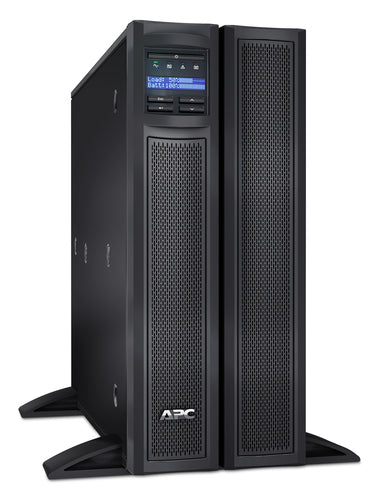APC SMX3000HV Smart-UPS X, Line Interactive, 3kVA, Rack/tower convertible 4U, 208V-230V, 8x C13+2x C19 IEC Uninterruptible Power Supply APC