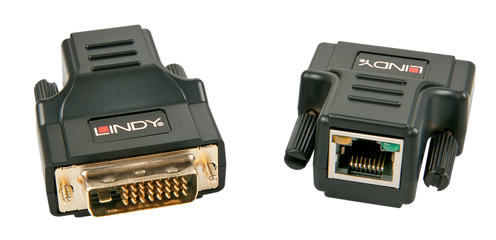 Lindy 30m Cat.6A DVI-D Single Link Extender - 32599 AV Extender Lindy