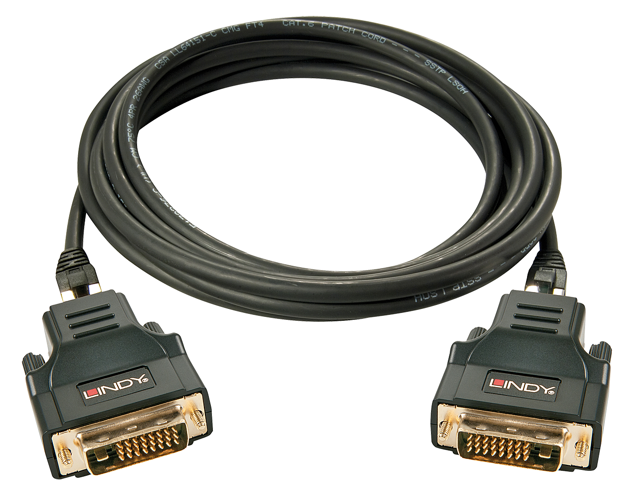 Lindy 30m Cat.6A DVI-D Single Link Extender - 32599 AV Extender Lindy