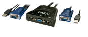 Lindy KVM Switch Classic USB & VGA 2 Port | 32816 Lindy Kvm Switch Lindy