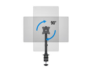Multibrackets M Deskmount Basic Single Monitor Desk Mount - 15"-27" Screen Monitor Arm Desk Mount Multibrackets