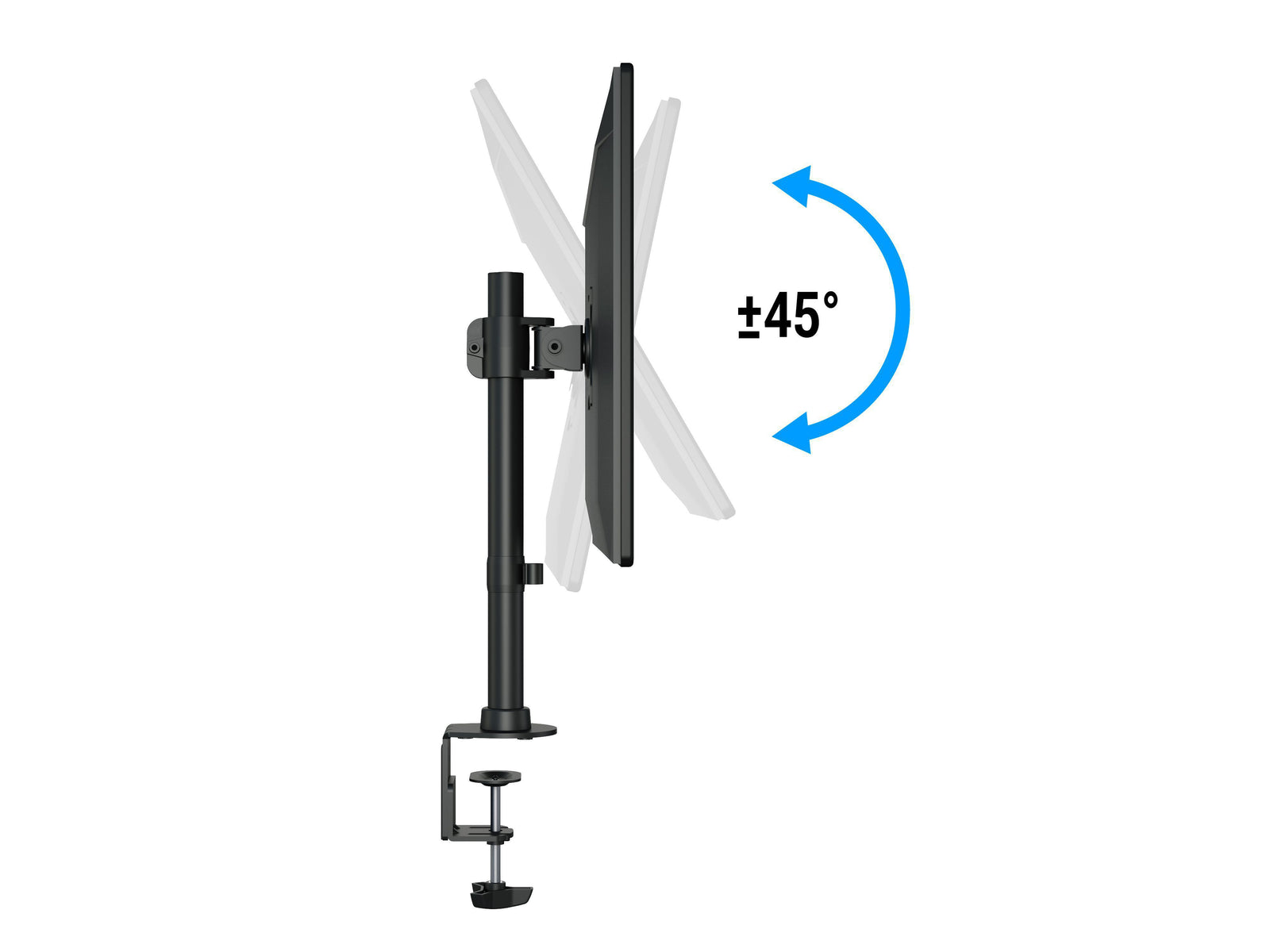 Multibrackets M Deskmount Basic Single Monitor Desk Mount - 15"-27" Screen Monitor Arm Desk Mount Multibrackets