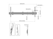 Multibrackets LG 110UM5 Tilt M Wallmount Pro - 110" Wall Mount Bracket Multibrackets