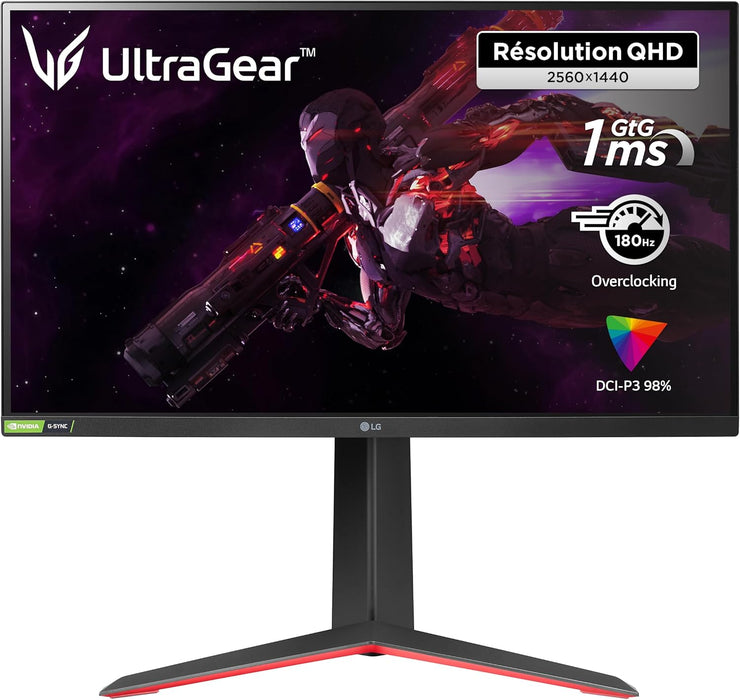 LG 32GP850-B 32" QHD Nano IPS 1ms 165Hz Gaming Monitor