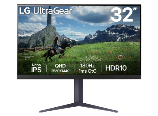 LG 32GS85Q-B 32” UltraGear™ QHD Nano IPS 180Hz Gaming Monitor Gaming Monitor LG