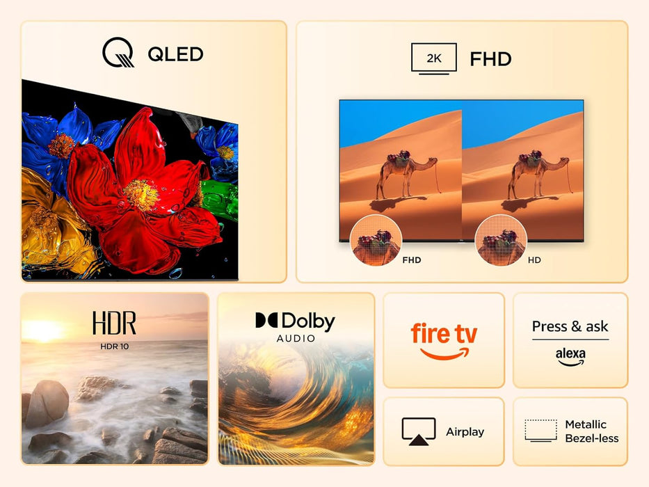 TCL 32SF560K 32" Full HD QLED Smart Fire TV TCL Smart TV TCL