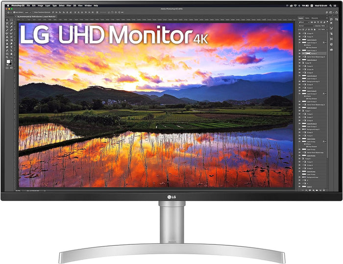 LG 31.5" UHD 4K (3840x2160) HDR IPS Monitor | 32UN650P-W.AEK Desktop Monitor LG