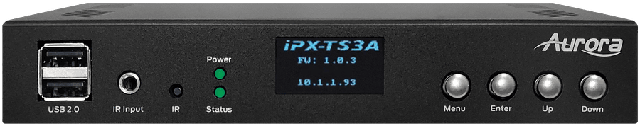 Aurora IPX-TC3A-CF-Pro 3rd Gen 4K 10Gbps AV-over-IP Transceiver Box Network Transceiver Aurora