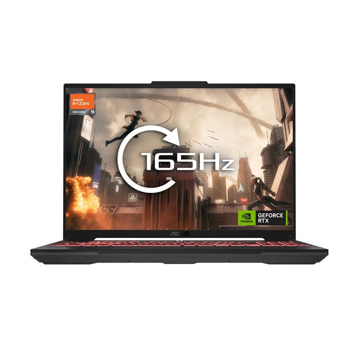 ASUS TUF Gaming A16 FA607PI-QT008W Laptop 40.6 cm (16") Quad HD+ AMD Ryzen™ 9 7845HX 16 GB DDR5-SDRAM 1 TB SSD NVIDIA GeForce RTX 4070 Wi-Fi 6 (802.11ax) Windows 11 Home Grey