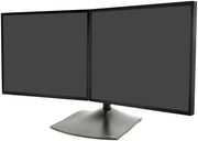 Ergotron Up to 24" DS100 Dual-Monitor Horizontal Desk Stand | 33-322-200 Monitor Arm Desk Mount Ergotron