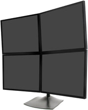 Ergotron 24" DS100 Quad-Monitor Desk Stand Black | 33-324-200 Monitor Arm Desk Mount Ergotron