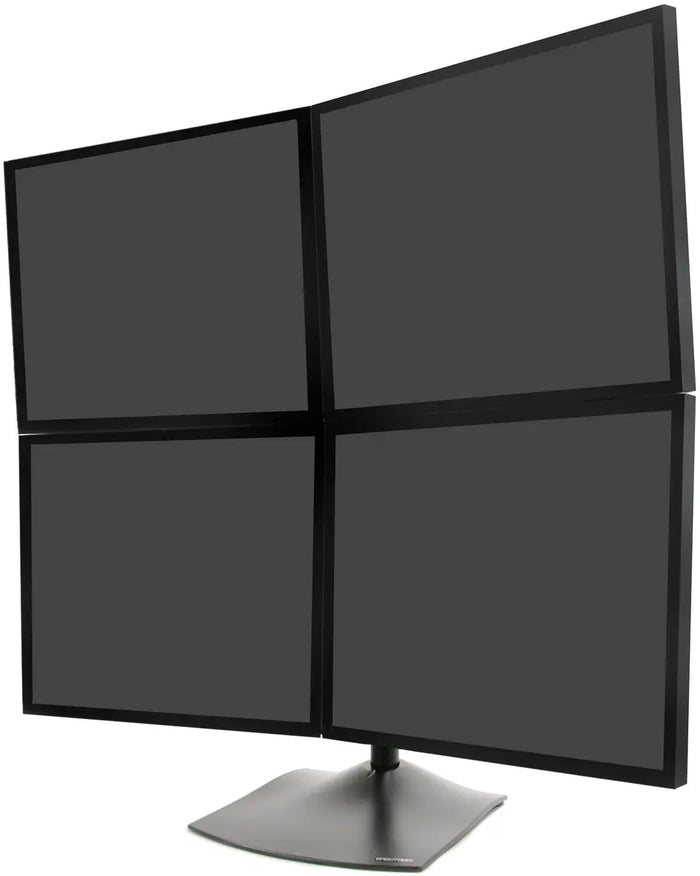 Ergotron 24" DS100 Quad-Monitor Desk Stand Black | 33-324-200 Monitor Arm Desk Mount Ergotron