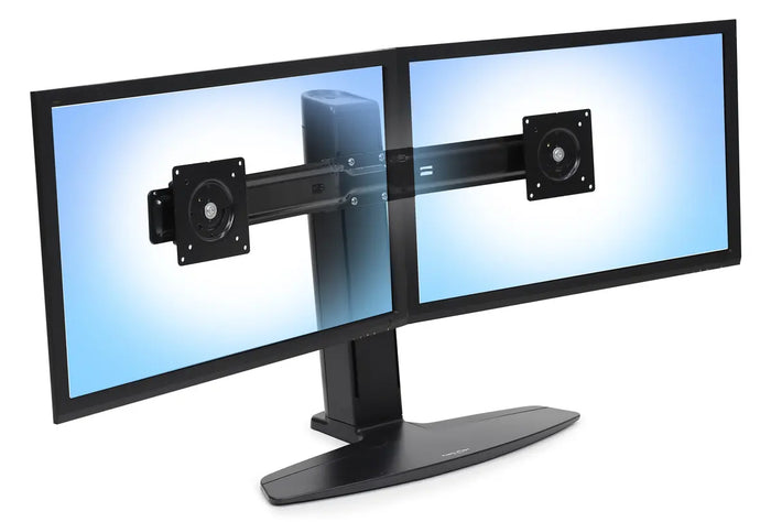 Ergotron Up to 24" Neo-Flex Dual/Multi LCD Lift Stand Black | 33-396-085 Monitor Arm Desk Mount Ergotron
