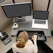 Ergotron WorkFit-T Sit-Stand Desktop Workstation - 33-397-085 Table Stand Ergotron