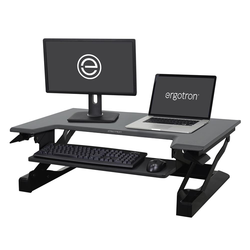 Ergotron WorkFit-T Sit-Stand Desktop Workstation - 33-397-085 Table Stand Ergotron