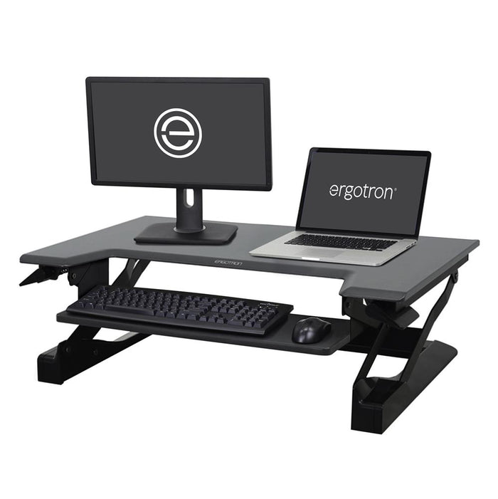 Ergotron WorkFit-T Sit-Stand Desktop Workstation - 33-397-085 Table Stand Ergotron
