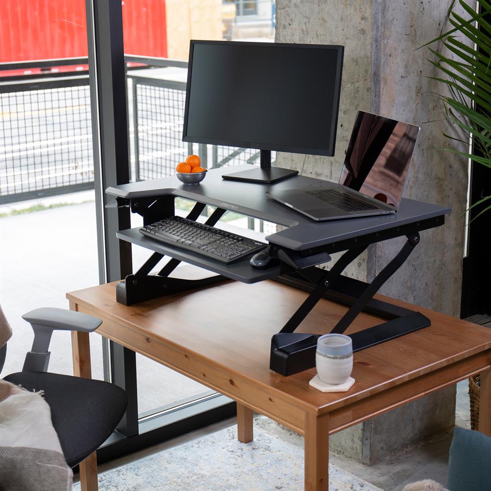 Ergotron WorkFit-T Sit-Stand Desktop Workstation - 33-397-085 Table Stand Ergotron