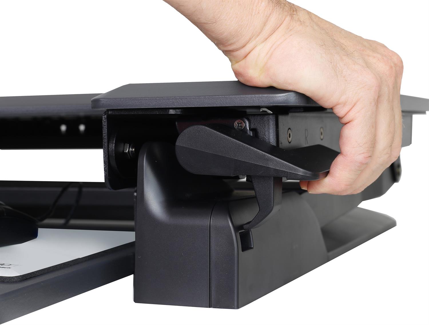Ergotron Up to 30" WorkFit-TL Sit-Stand Desktop Workstation | 33-406-085 Monitor Arm Desk Mount Ergotron