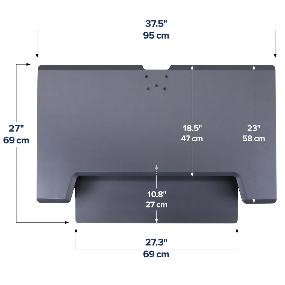 Ergotron Up to 30" WorkFit-TL Sit-Stand Desktop Workstation | 33-406-085 Monitor Arm Desk Mount Ergotron