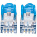 Intellinet Cat5e 0.5m Blue CCA SF/UTP PVC RJ45 Network Patch Cable | 330459 Ethernet Cable Intellinet