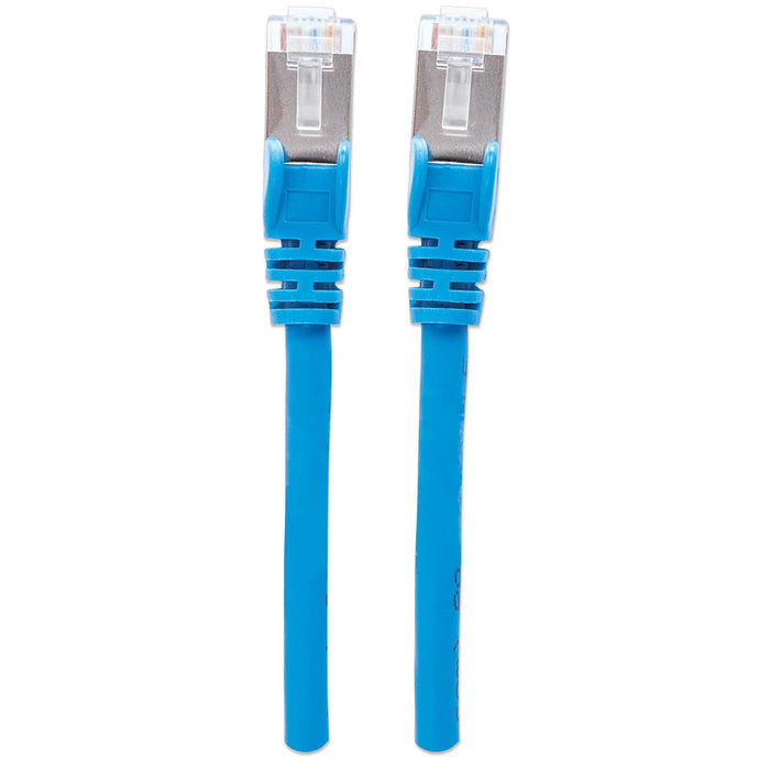 Intellinet Cat5e 0.5m Blue CCA SF/UTP PVC RJ45 Network Patch Cable | 330459 Ethernet Cable Intellinet