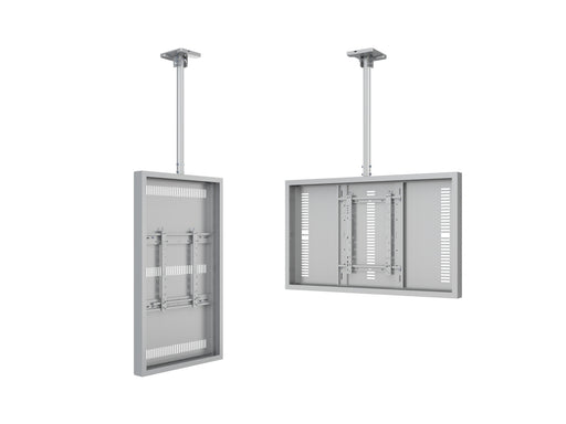 Multibrackets M Pro Series Enclosure 55" Ceiling Medium White Signage Display Enclosures Multibrackets