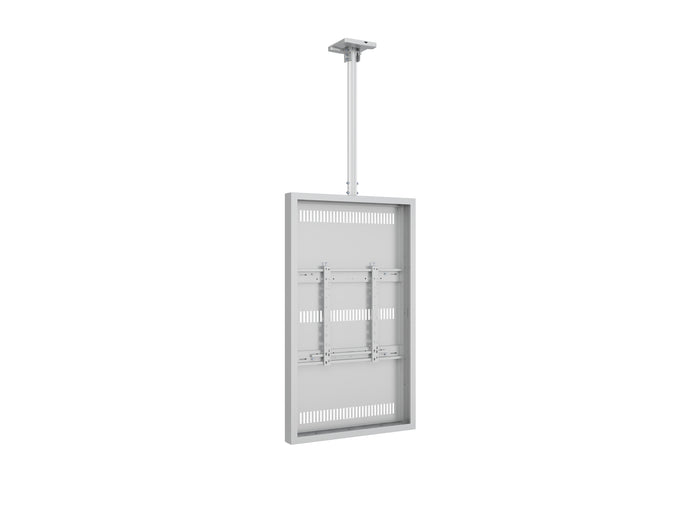 Multibrackets M Pro Series Enclosure 55" Ceiling Medium White Signage Display Enclosures Multibrackets