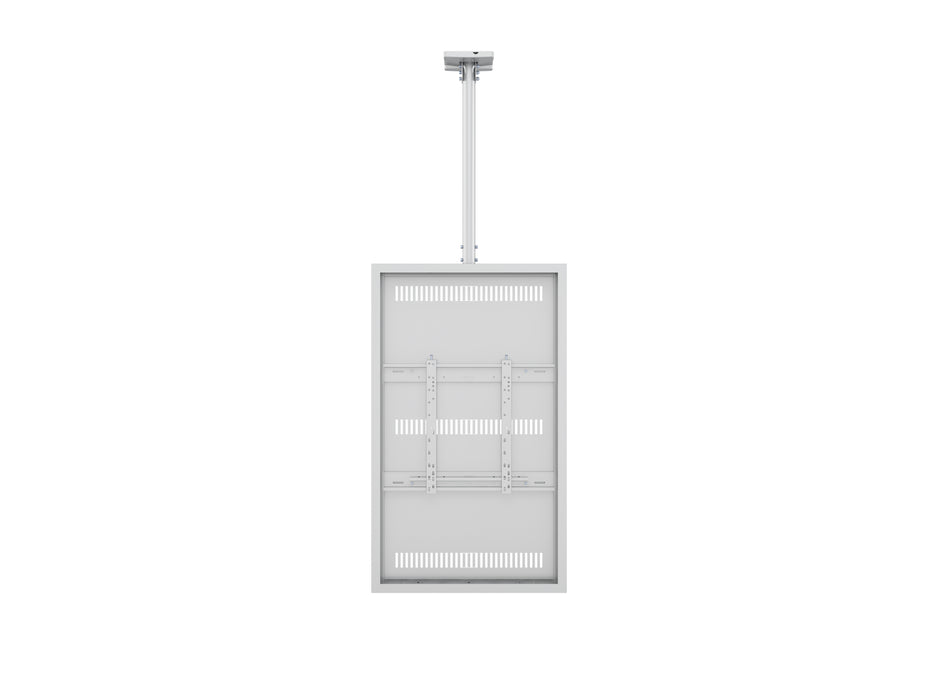 Multibrackets M Pro Series Enclosure 55" Ceiling Medium White Signage Display Enclosures Multibrackets