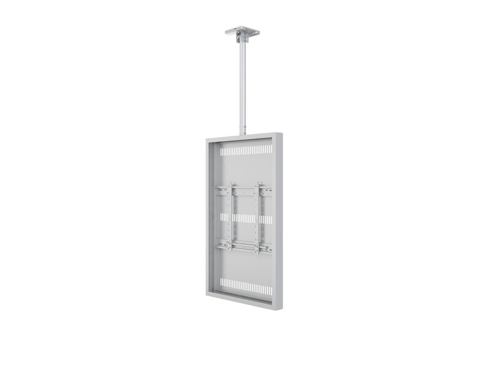 Multibrackets M Pro Series Enclosure 55" Ceiling Medium White Signage Display Enclosures Multibrackets